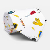 Profession d'électricien père Motif Cravate (Roulé)