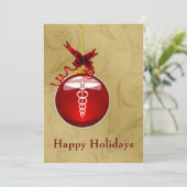 profession médicale caduceus signe Carte de fin de (Debout devant)