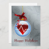 profession médicale Cartes de fin de année en card (Devant / Derrière)