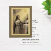 PROFESSION NUN CATHOLIQUE DE VOWS CARTE SAINTE (Bureau)