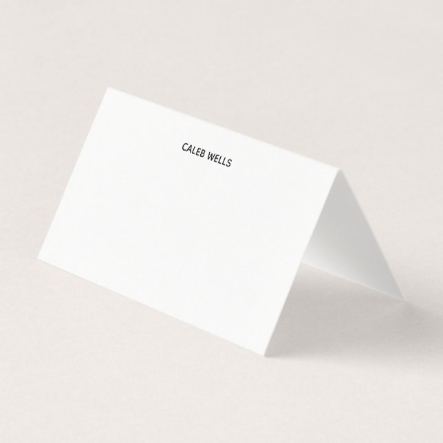 Profession simple blanc attrayant (Front)