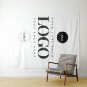 Professional 3 Logo Business Backdrop Wandkleed (In Situ (horizontaal))