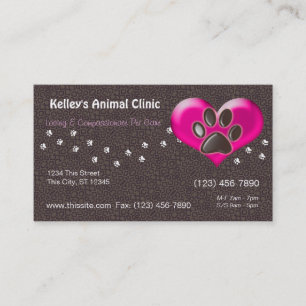 Professional Animal Services Doctor U kiest kleur Visitekaartje