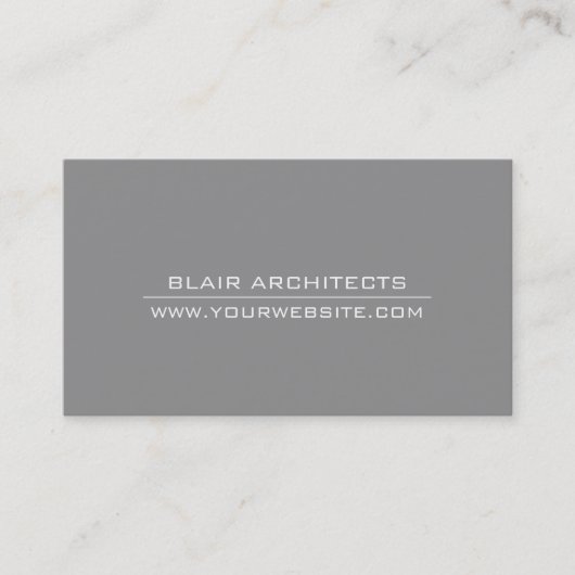 Professional Architects Visitekaartje (Voorkant)