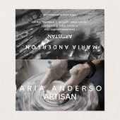 Professional Artistan Visitekaartjes (Buitenkant ongevouwen)