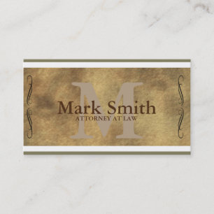 Professional Attorney Law Service Visitekaartje