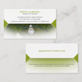 Professional Badminton Trainer | Coach Visitekaartje (Voorkant / Achterkant)
