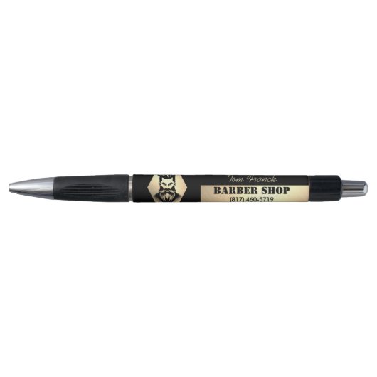 Professional Barber Shop black&Gold Pen (Voorkant)