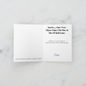 Professional Baseball Day Kaart (Binnen)