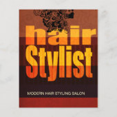 Professional Beauty Salon Spa Haarstylist Flyer (Achterkant)