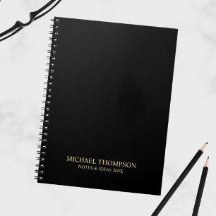 Professional Black en Gold Notitieboek