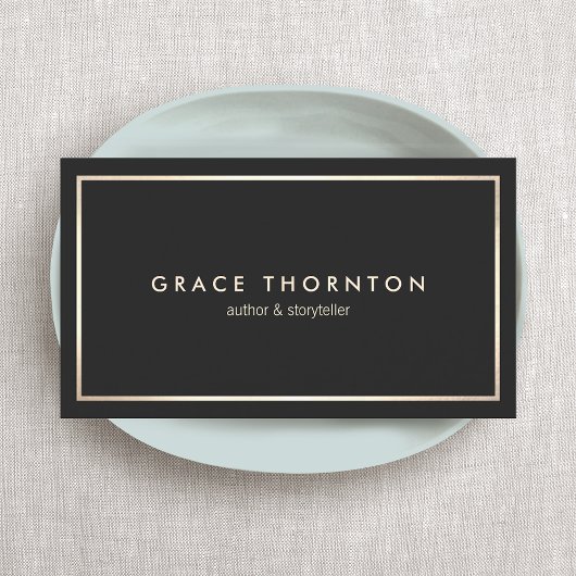 Professional Black Gold-grens Visitekaartje