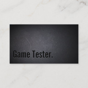 Professional Black Out Game-testVisitekaartje Visitekaartje
