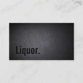 Professional Black Out Liquor Visitekaartje (Voorkant)