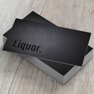 Professional Black Out Liquor Visitekaartje
