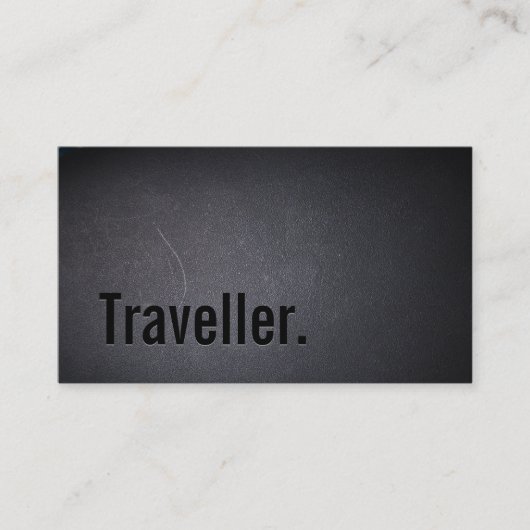 Professional Black Out Traveler Visitekaartje (Voorkant)