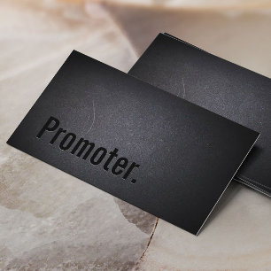 Professional Black Out-Visitekaartje voor promotor Visitekaartje
