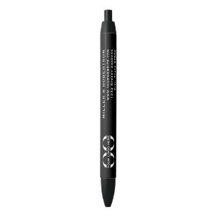 Professional Black White Company Logo Zwarte Inkt Pen