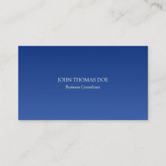 Professional Blue Simple Gradient Hombre-effect Visitekaartje