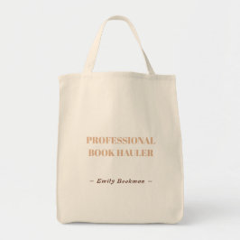 Professional Book Hauler Tote for Serious Readers Bag