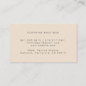 Professional Boutique Inkwell Visitekaartje (Achterkant)