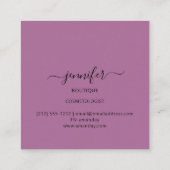 Professional Boutique Mimetic Camouflage Vierkante Visitekaartje (Achterkant)