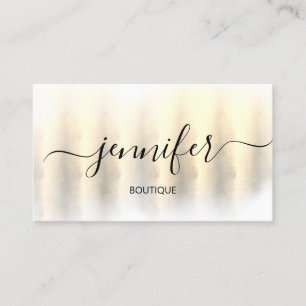 Professional Boutique shop artistiek 3D Gold Visitekaartje