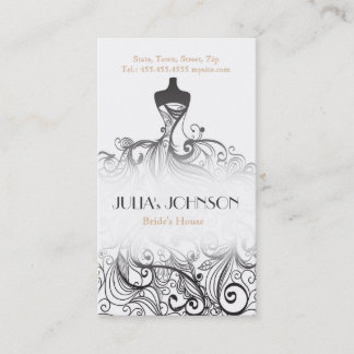 Professional Bride Stylist Weddenschap Salon Visitekaartje