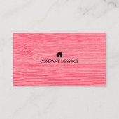 Professional Builder Carpenter Tools Woodworking Visitekaartje (Achterkant)