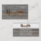 Professional Builder Carpenter Tools Woodworking Visitekaartje (Voorkant / Achterkant)