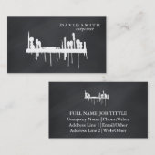 Professional Builder Carpenter Tools Woodworking Visitekaartje (Voorkant / Achterkant)