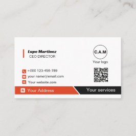 Professional business card visitekaartje
