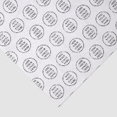 Professional Business Company Corporate Logo hier Tissuepapier (Detail)