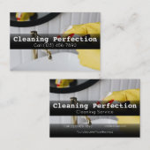 Professional Business Home Cleaning Service Visitekaartje (Voorkant / Achterkant)