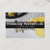 Professional Business Home Cleaning Service Visitekaartje (Voorkant)