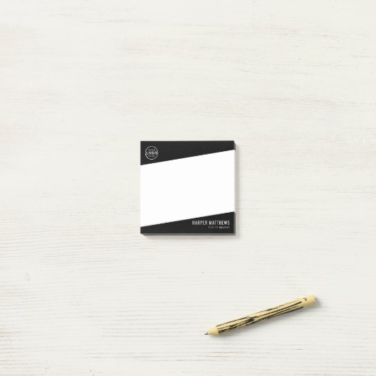 Professional Business Logo Post-it® Notes (Op bureau)