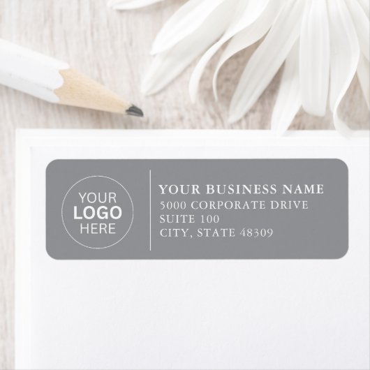  Professional Business Logo  Return Address Label (Insitu)