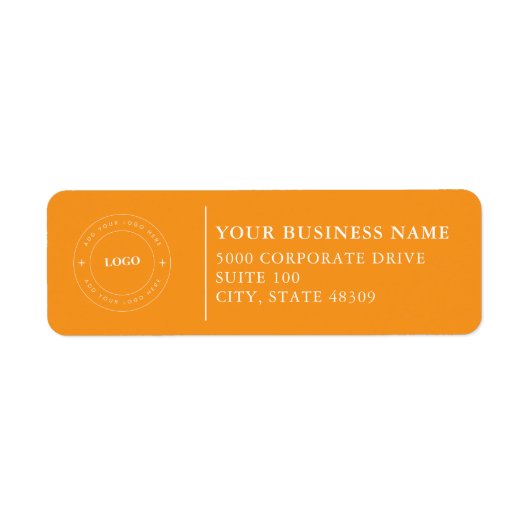  Professional Business Logo  Return Address Label (Voorkant)