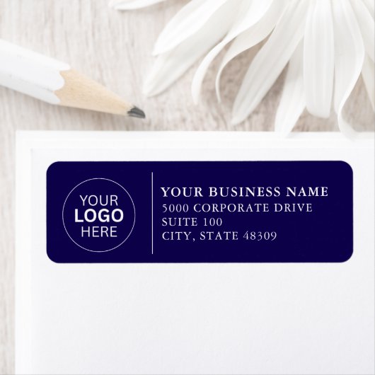 Professional Business Logo Return Address Label (Insitu)