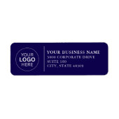 Professional Business Logo Return Address Label (Voorkant)