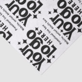 Professional Business Logo Text Promotional Retro Tissuepapier (Detail)