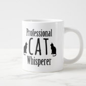 Professional Cat Whisperer Extra Grote Mok (Rechts)