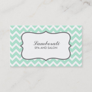 Professional Chevron Zig Zag Pattern Makeup Artist Visitekaartje