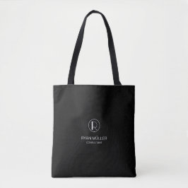 Professional Chic Elegant Plain and Monogram Draagtas