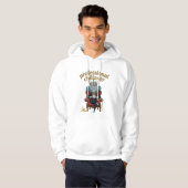 Professional Chillaxer Monkey king Funny Cool App Hoodie (Voorkant volledig)