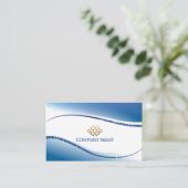 Professional Classic White Visitekaartje (Staand voorkant)