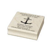 Professional Classy Nautical Anchor Business Rubberstempel (Stempel)