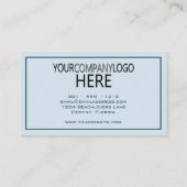 Professional Company Logo Tropical Greenery Visitekaartje (Achterkant)