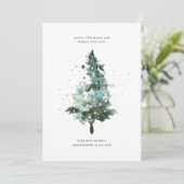 Professional Corporate Logo Holiday Greeting Kaart (Staand voorkant)