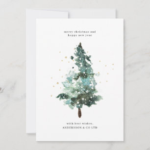 Professional Corporate Logo Holiday Greeting Kaart